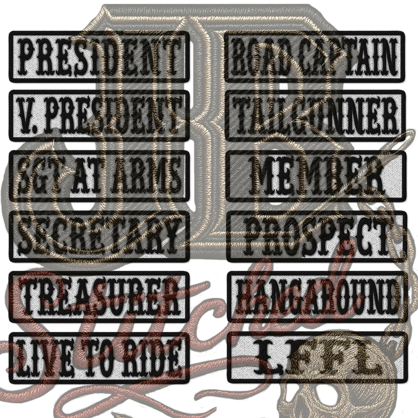 Lost MC Rank Patches