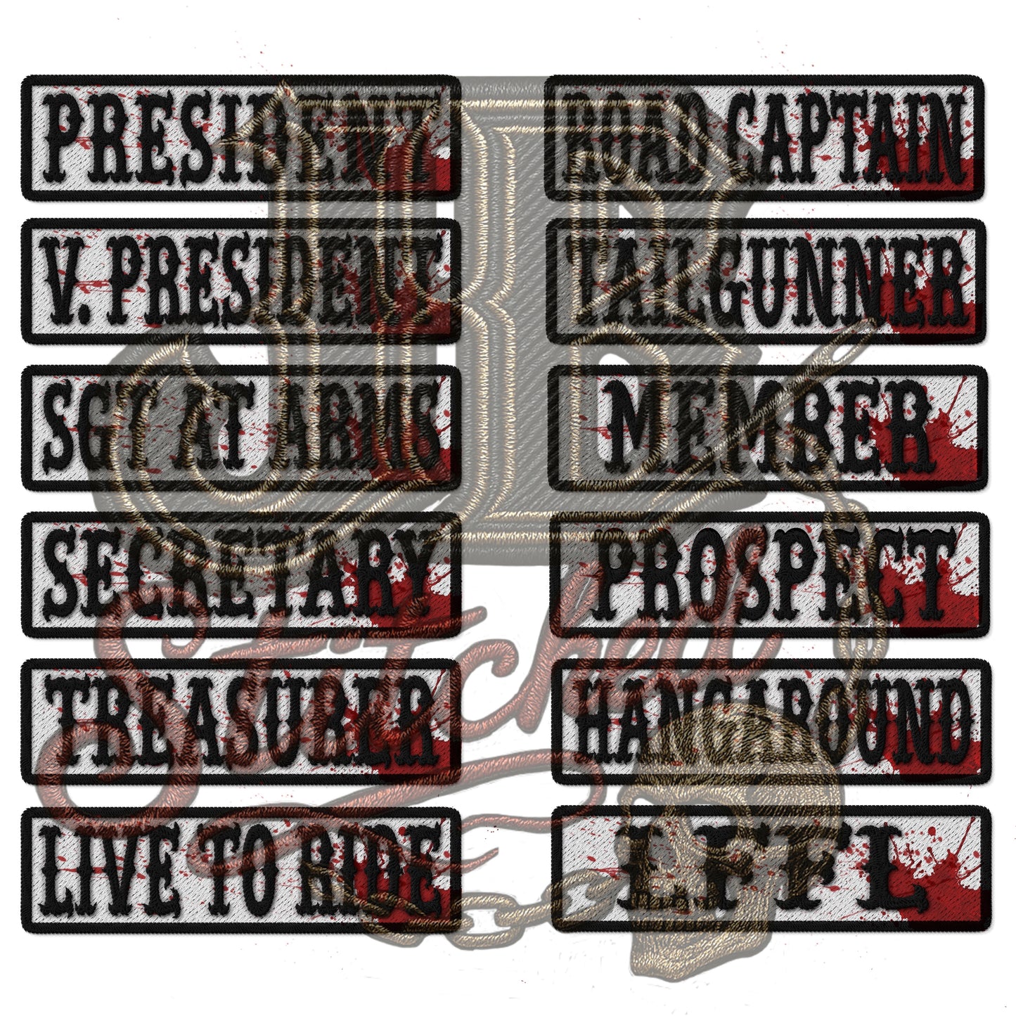 Lost MC Rank Patches (Bloody Texture)
